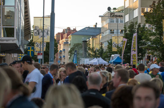 Fotboll, jubileumsmatch, Sverige - Brasilien