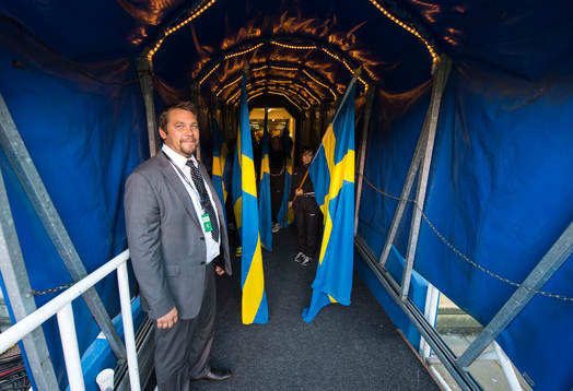 Fotboll, jubileumsmatch, Sverige - Brasilien