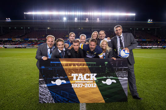 Fotboll, jubileumsmatch, Sverige - Brasilien