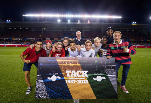 Fotboll, jubileumsmatch, Sverige - Brasilien