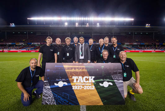 Fotboll, jubileumsmatch, Sverige - Brasilien