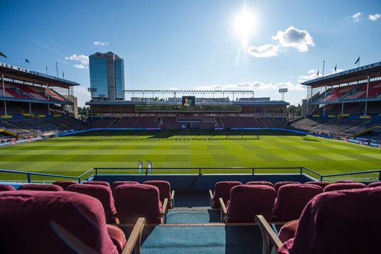 Dokumentation av sista landskampen på Råsunda
