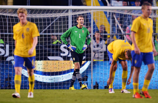 Andreas Isaksson, målvakt, Sverige, depp, 1-0