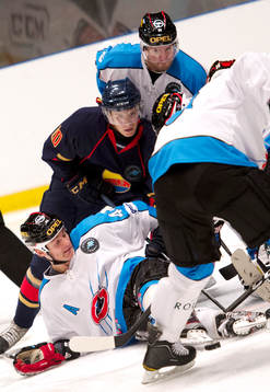 Shawn Heins, Fribourg och Alexander Wennberg, Djurgården