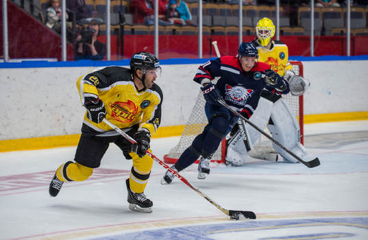 Dan Bjornlie, Vienna Capitals med Joachim Nermark,