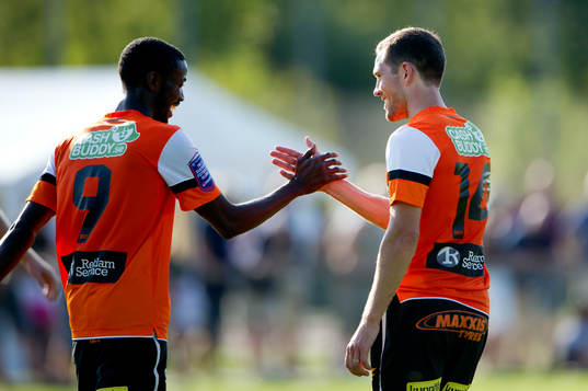Dioh Williams, Martin Eriksson, Häcken, jubel 2-0