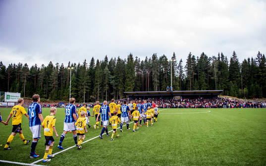Lagen går in på Dalshovs nya konstgräsplan