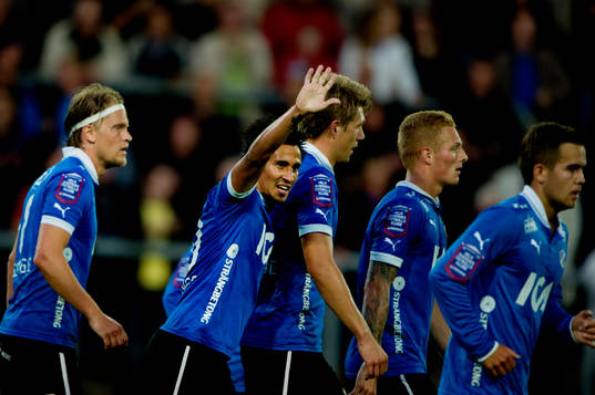 Antonio Rojas, Halmstad, jubel, 3-0