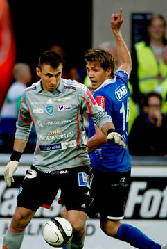 Vladimir Sudar, målvakt, Umeå, Mikael Boman, Halmstad