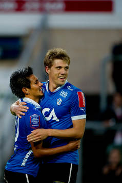 Antonio Rojas, jubel, Mikael Boman, Halmstad