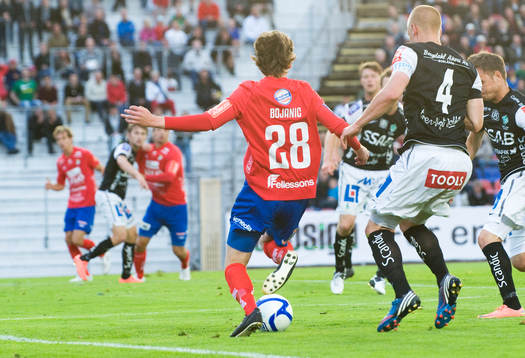 1-0, förspelet, Darijan Bojanic, Öster slår in bollen