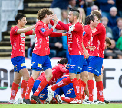 1-0, sista jublet på Värendsvallen, målskytt Alexander