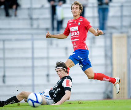 Målskytten Alexander Henningsson, Öster, var suverän