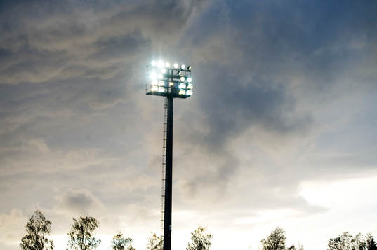 Elljus, elljusstolpar, himmel