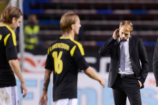 Andreas Alm, tränare, AIK, deppar