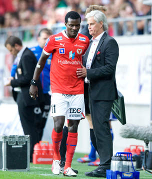 2-0, Abiola Dauda, Kalmar, som sedan blir utbytt direkt,