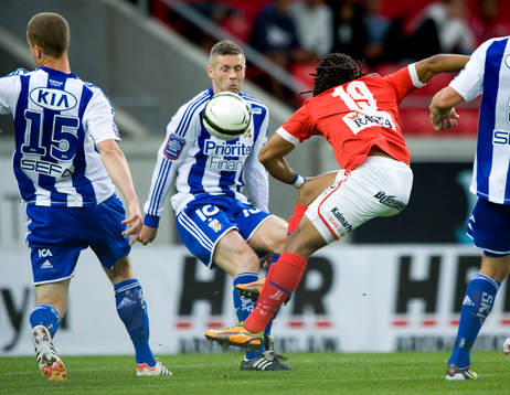 Jonathan McDonald, Kalmar, skjuter, Kjetil Waehler,