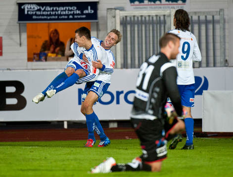 Viktor Noring, målvakt, Trelleborg, deppar och i