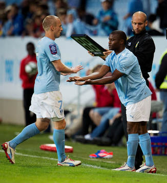 Daniel Larsson, byts ut mot Tokelo Rantie, Malmö FF