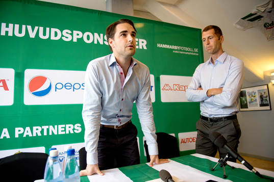 Gustaf Grauers, sportchef och Gregg Berhalter, cheftränare