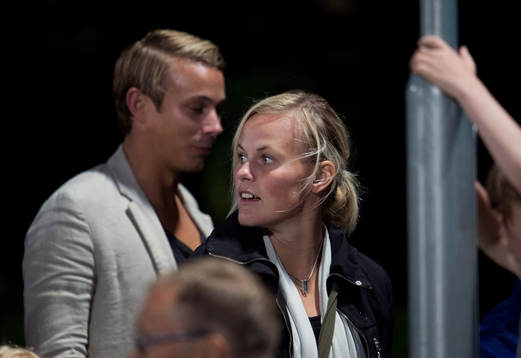 Annika Sjölund, Jitex, kollar matchen