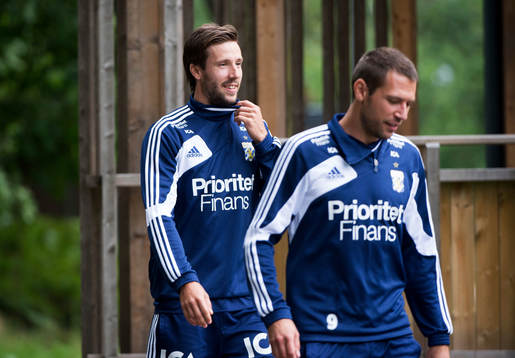Mattias Bjärsmyr, gör sin första träning med IFK
