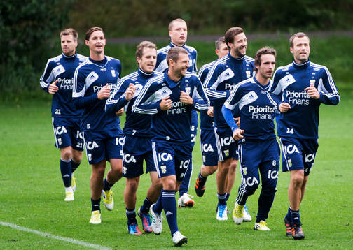 Mattias Bjärsmyr, gör sin första träning med IFK