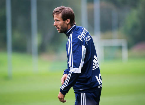 Mattias Bjärsmyr, gör sin första träning med IFK