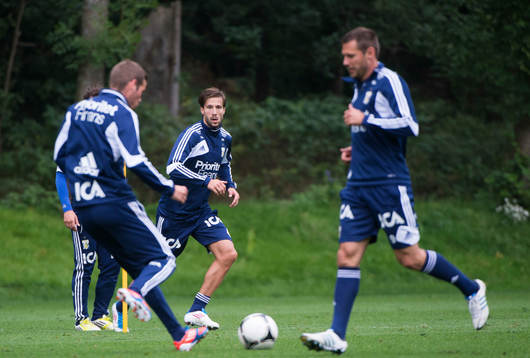 Mattias Bjärsmyr, gör sin första träning med IFK