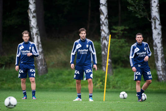 Mattias Bjärsmyr, gör sin första träning med IFK