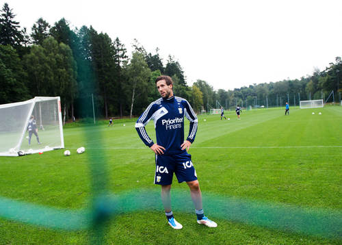 Mattias Bjärsmyr, gör sin första träning med IFK
