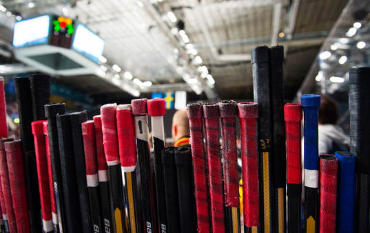 Klubbor, klubba, ishockeyklubbor, ishockeyklubba, tejpad,