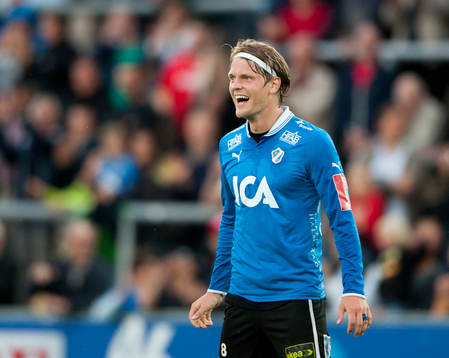 Kristoffer Fagercrantz, jubel, Halmstad