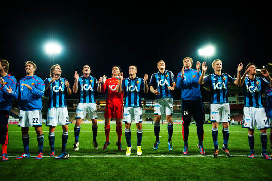 Djurgårdens spelare, med Erton Fejzullahu, Djurgården, i