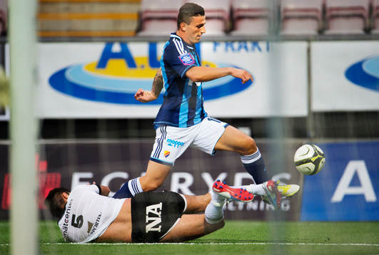 Ilir Berisha, Örebro, hänger inte med när Erton