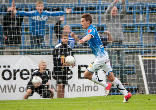 Andreas Grahm, Trelleborg, jubel