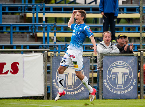 Andreas Grahm, Trelleborg, jubel