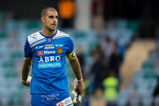 Dime Jankulovski, målvakt i GAIS deppar
