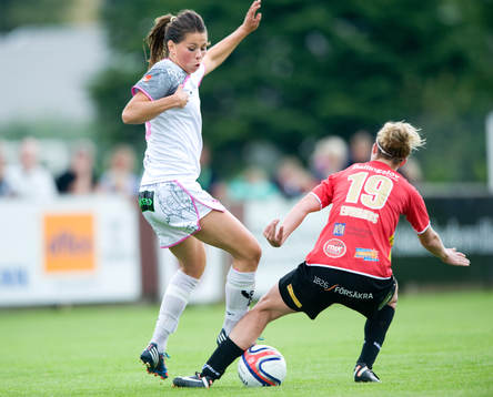 Sara Björk Gunnarsdottir, Malmö och Rebecca Edwards,