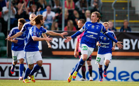 Emil Forsberg, GIF Sundsvall jubel, 1-0