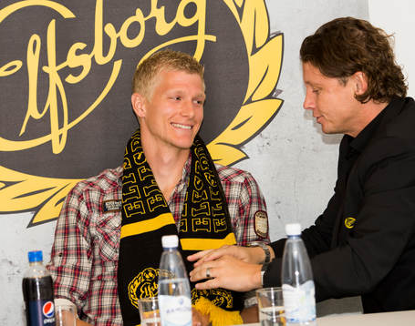 Tom Söderberg, BK Häcken presenterades som ny i Elfsborg