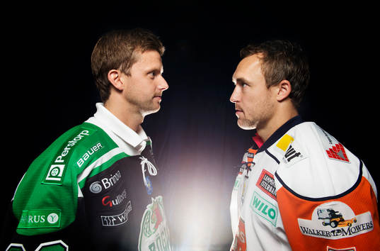 Jakob Johansson, Rögle, och Johan Markusson, Växjö
