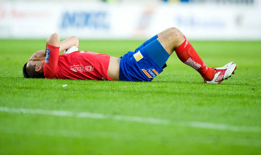 Denis Velic, Öster, skadad, fick utgå