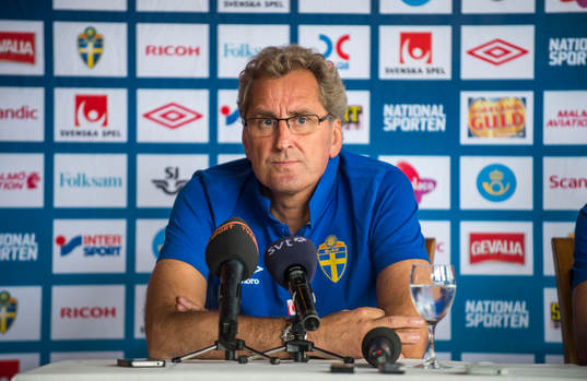Presskonferens med Erik Hamrén, förbundskapten