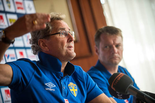 Presskonferens med Erik Hamrén, förbundskapten
