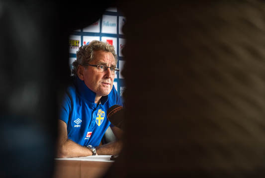 Presskonferens med Erik Hamrén, förbundskapten