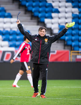 Kina tränare på Olympiastadion