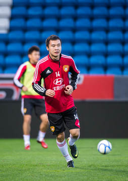 Kina tränare på Olympiastadion