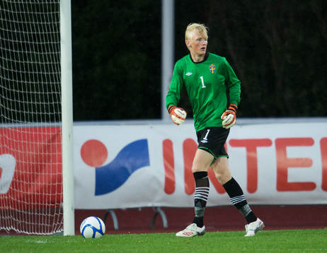 Oskar Larsson, målvakt Sverige