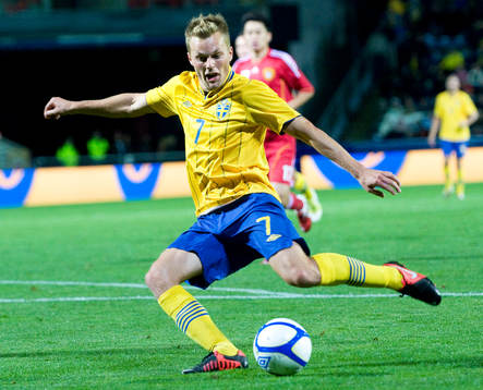 Sebastian Larsson, Sverige, skott